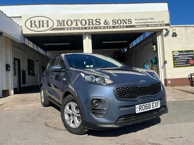 Used Kia Sportage 115 HP (84 kW) 2018 Blue SUV