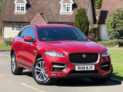 Begagnad Jaguar F-Pace R-Sport 2018 Röd SUV