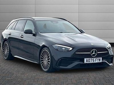Used Mercedes C220 AMG Line Premium Plus 200 HP (147 kW) 2025 Graphite grey Estate