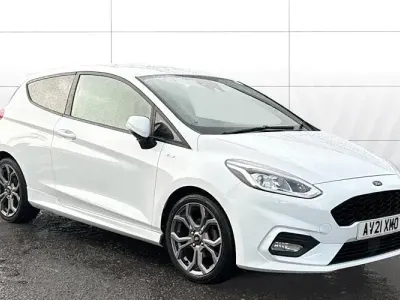 Used Ford Fiesta ST-Line 95 HP (69 kW) 2021 White Hatchback