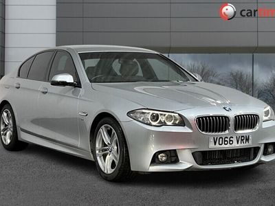 used BMW 520 5 Series 2.0 D M SPORT 4d 188 BHP Heated Front Seats, Navigation, Parking Sensors, White Leather Inter