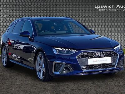 Used Audi A4 S-Line 200 HP (147 kW) 2024 Blue Estate
