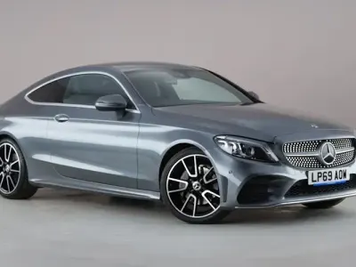 Used Mercedes C200 AMG Line Premium 184 HP (135 kW) 2019 Grey Coupe