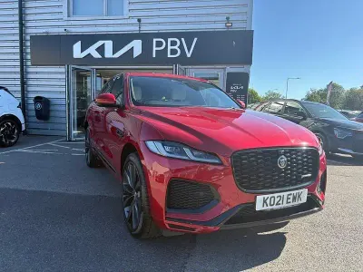 Used Jaguar F-Pace R-Dynamic 250 HP (183 kW) 2021 Red SUV