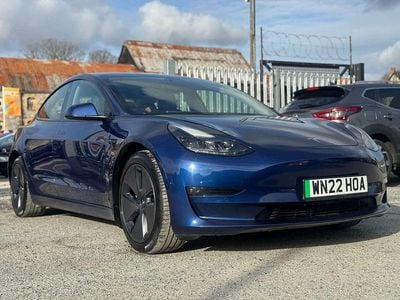 Used Tesla Model 3 Long Range AWD 366 kW (498 HP) 2022 Blue Sedan