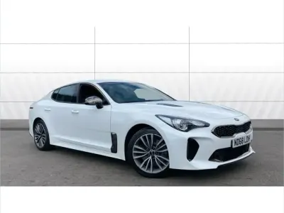 Used Kia Stinger GT-Line 244 HP (179 kW) 2018 White Hatchback
