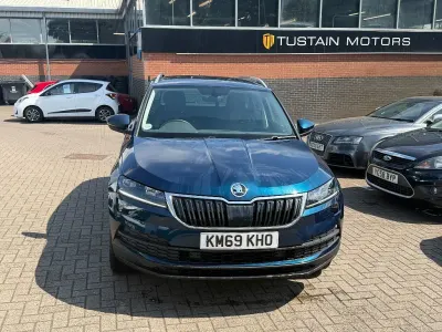 Used Skoda Karoq SE L 150 HP (110 kW) 2019 Blue SUV