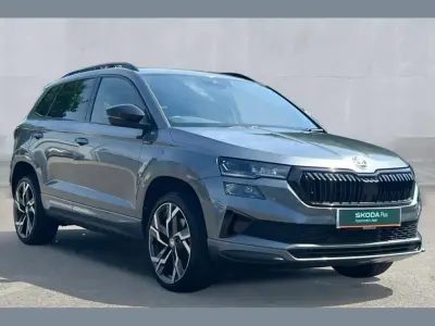 Used Skoda Karoq SportLine 150 HP (110 kW) 2024 Graphite grey metallic SUV