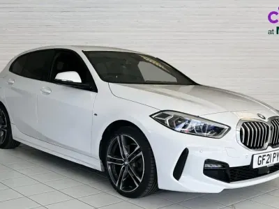 Used BMW 118 M Sport 136 HP (100 kW) 2021 White Hatchback