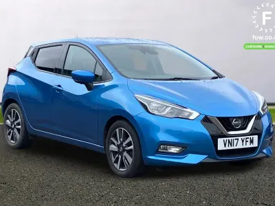 Used Nissan Micra N-Connecta 90 HP (66 kW) 2017 Blue Hatchback