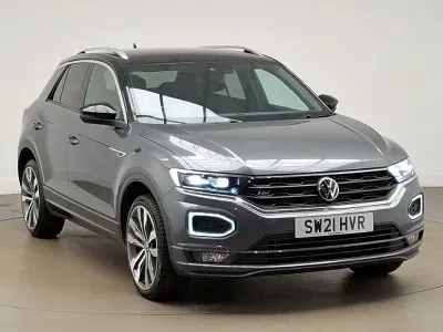 Used VW T-Roc R-line 150 HP (110 kW) 2021 Grey SUV