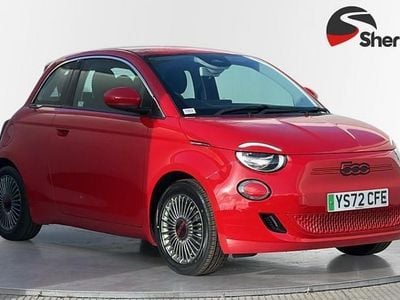 Used Fiat 500e Red 86 kW (118 HP) 2022 Red Hatchback
