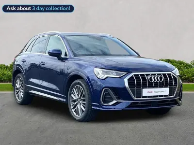 Used Audi Q3 S-Line 150 HP (110 kW) 2023 Blue SUV