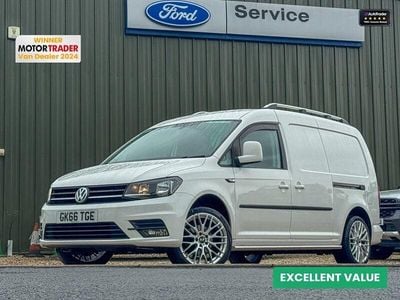 White Used 2016 VW Caddy Maxi Highline MPV | £17,984 (Expensive)