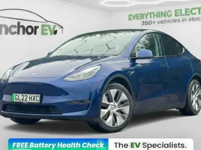 Used Tesla Model Y Long Range AWD 286 kW (389 HP) 2022 Blue SUV
