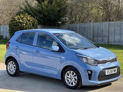 Used Kia Picanto 83 HP (61 kW) 2019 Blue Hatchback
