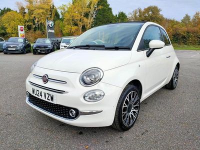White Used 2024 Fiat 500C S Cabriolet | £14,995 (Expensive)