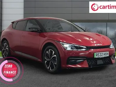 Begagnad Kia EV6 GT-Line 236 kW (321 HK) 2022 Röd SUV