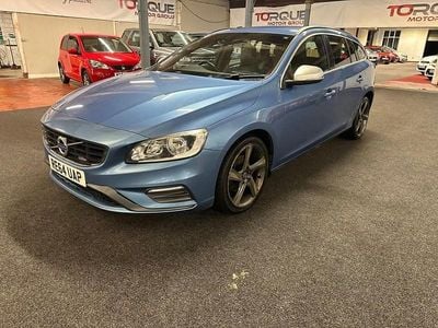 Blue Used 2014 Volvo V60 R-Design Estate | £6,695 (Fair price)