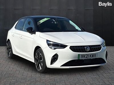 Used Vauxhall Corsa-e Elite 100 kW (136 HP) 2020 White Hatchback