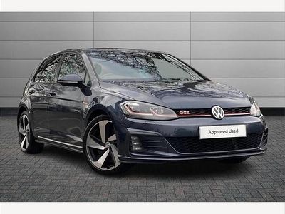 Used VW Golf VII GTI 245 HP (180 kW) 2019 Isaac blue steel Hatchback