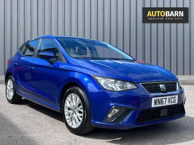 Used Seat Ibiza SE 75 HP (55 kW) 2017 Blue Hatchback