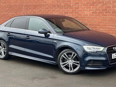 Used Audi A3 S-Line 150 HP (110 kW) 2016 Blue Sedan