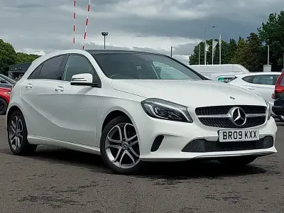 Used Mercedes A200 Sport Edition 136 HP (100 kW) 2018 White Hatchback