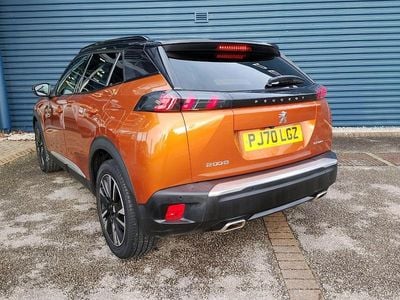 Used Peugeot 2008 GT-line 129 HP (94 kW) 2020 Orange SUV