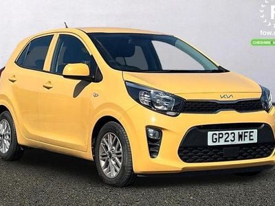 Begagnad Kia Picanto Advance 67 HK (49 kW) 2023 Gul Halvkombi