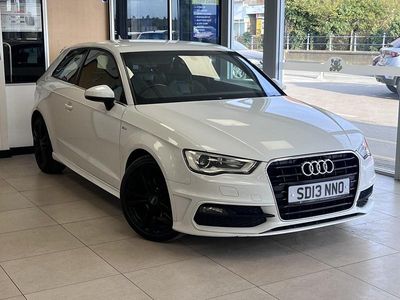 Used Audi A3 S-Line 2013 White Hatchback