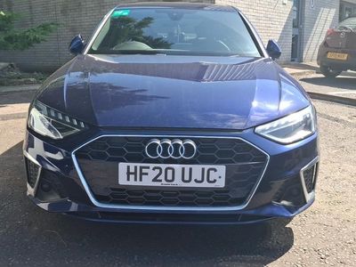 Used Audi A4 S-Line 150 HP (110 kW) 2020 Blue Sedan