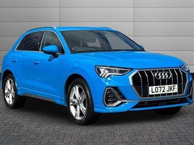 Used Audi Q3 S-Line 150 HP (110 kW) 2022 Turbo blue SUV