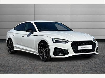 Used Audi A5 Sportback Black Edition 204 HP (150 kW) 2022 White Hatchback