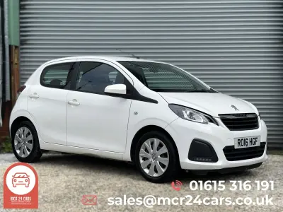 Begagnad Peugeot 108 Active 2016 Vit Halvkombi