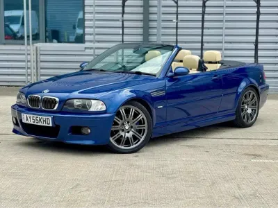 Begagnad BMW M3 Cabriolet 2005 Blå Cab