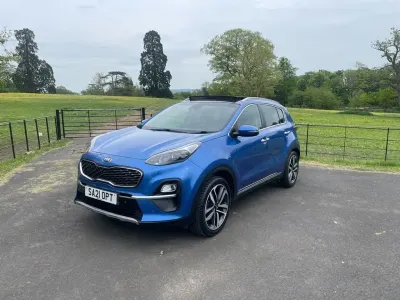 Used Kia Sportage 136 HP (100 kW) 2021 Blue SUV