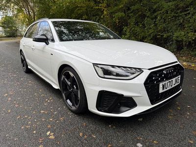 Used Audi A4 Black Edition 190 HP (139 kW) 2020 White Estate