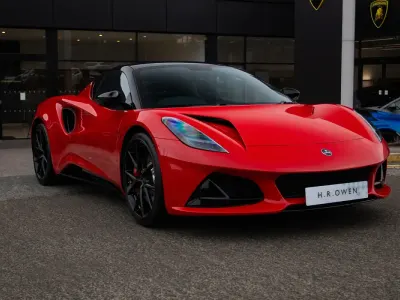 New Lotus Emira 366 HP (269 kW) 2026 Red Coupe