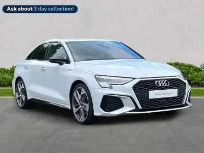 Used Audi A3 Comfort 150 HP (110 kW) 2023 White Sedan