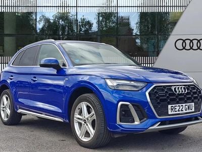 Used Audi Q5 S-Line 261 HP (191 kW) 2022 Blue SUV