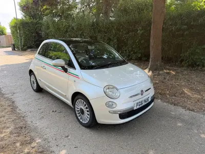 Used Fiat 500 Lounge 69 HP (50 kW) 2011 White Hatchback