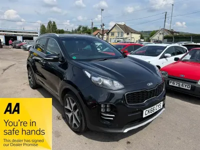 Begagnad Kia Sportage GT-Line 2016 Svart SUV