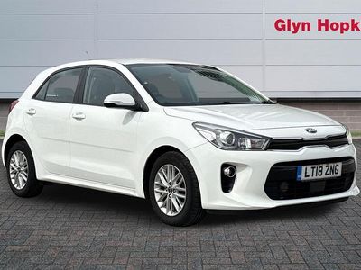 Used Kia Rio 84 HP (61 kW) 2018 White Hatchback