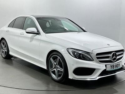 Used Mercedes C200 AMG Line Premium Plus 2017 White Sedan