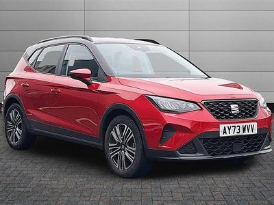 Used Seat Arona SE Technology 95 HP (69 kW) 2023 Desire red with black roof SUV