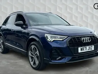 Used Audi Q3 Black Edition 245 HP (180 kW) 2021 Blue SUV