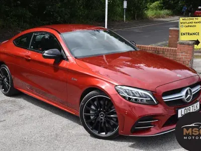 Used Mercedes C43 AMG AMG 390 HP (286 kW) 2019 Red Coupe