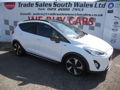 Used Ford Fiesta Active 100 HP (73 kW) 2018 White Hatchback