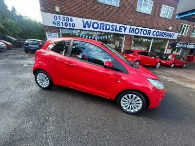 Used Ford Ka Zetec 69 HP (50 kW) 2014 Red Hatchback